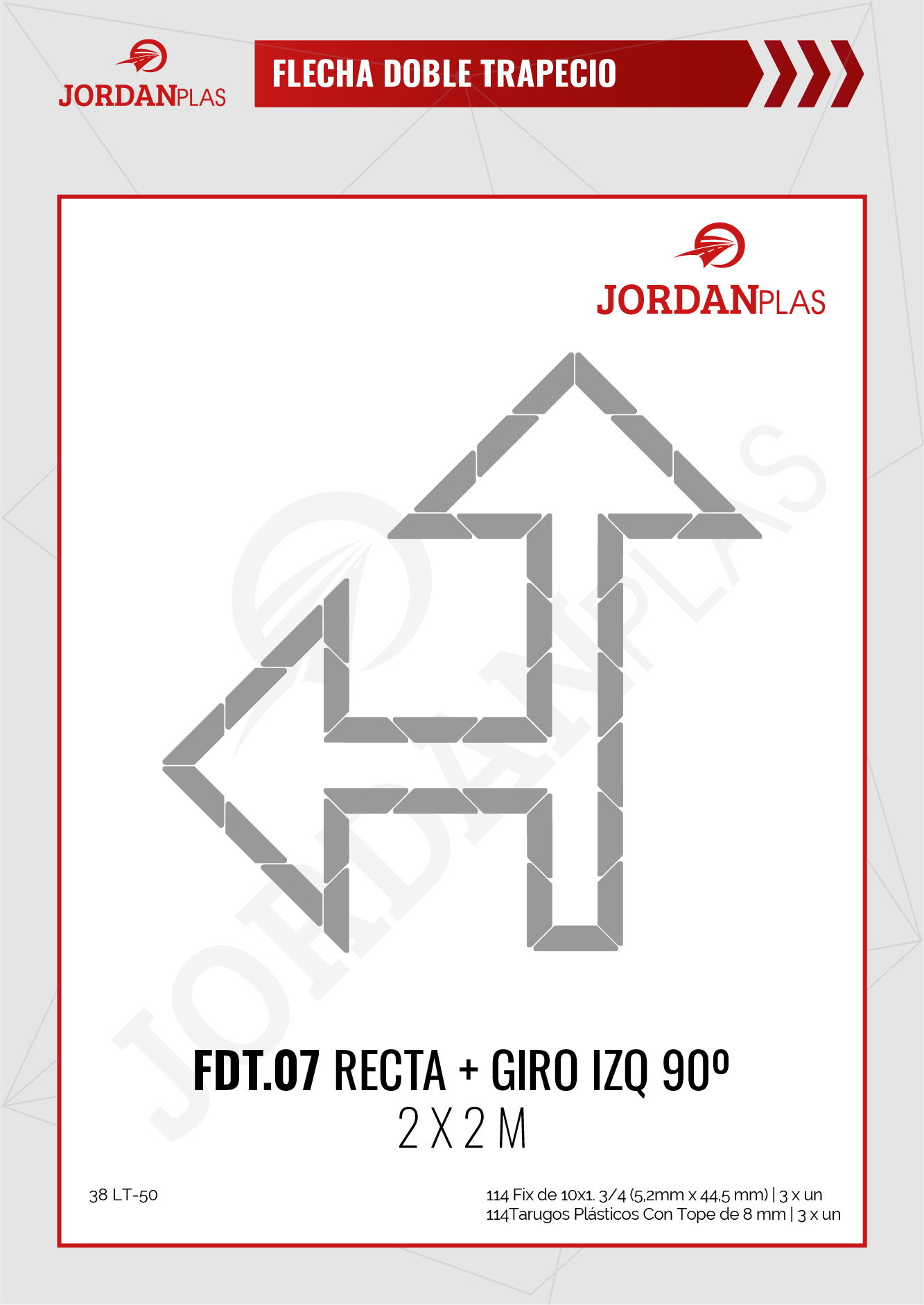 FDT07 Recta + Giro Izq 90°